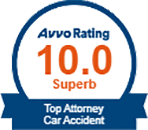Logo Recognizing Walker, Billingsley & Bair's affiliation with AVVO Car Accident