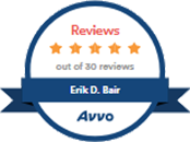 Logo Recognizing Walker, Billingsley & Bair's affiliation with AVVO Reviews