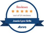 Logo Recognizing Walker, Billingsley & Bair's affiliation with AVVO Reviews